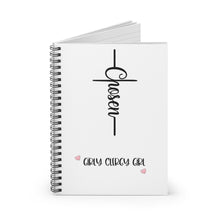 Load image into Gallery viewer, Journal Chosen Cross with Logo Spiral Notebook - Ruled Line