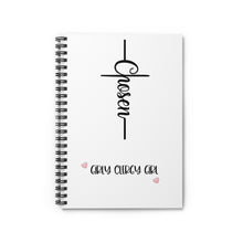 Load image into Gallery viewer, Journal Chosen Cross with Logo Spiral Notebook - Ruled Line