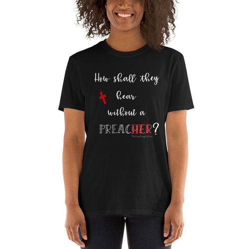 Signature Girly Clergy Girl PreacHER T-Shirt in Black