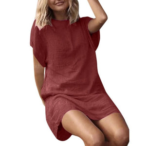 The Mary Solid Summer Casual Dress