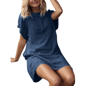 The Mary Solid Summer Casual Dress