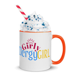 Girly Clergy Girl Mug with Colorful Inside