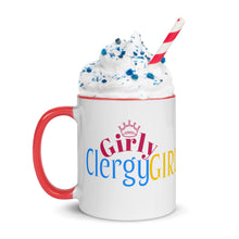 Load image into Gallery viewer, Girly Clergy Girl Mug with Colorful Inside
