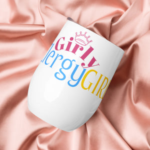 Girly Clergy Girl Wine tumbler